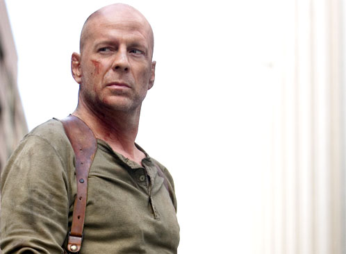 John McClane's finally lost all his hair, but he's still got his million mile stare